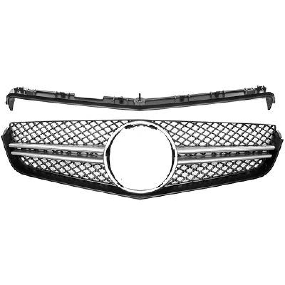 Elément insertable, grille de radiateur pour Mercedes