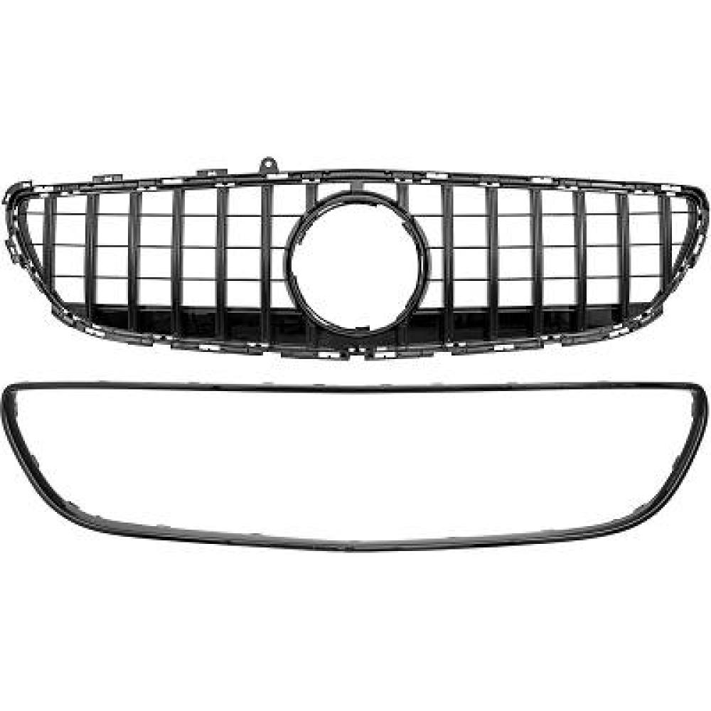 Elément insertable, grille de radiateur pour Mercedes