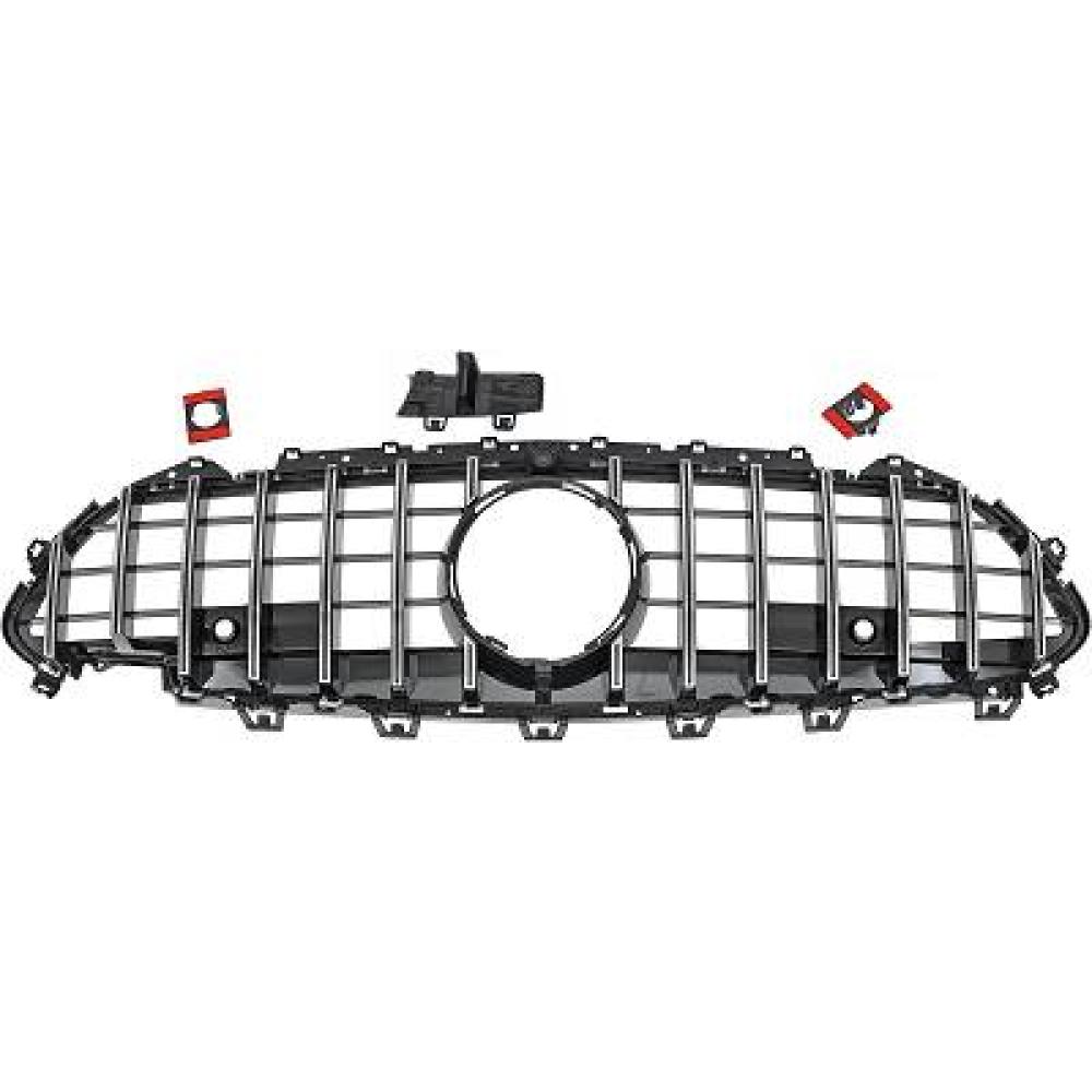 Elément insertable, grille de radiateur pour Mercedes