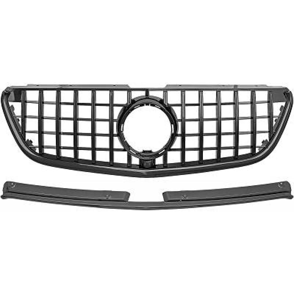 Elément insertable, grille de radiateur pour Mercedes