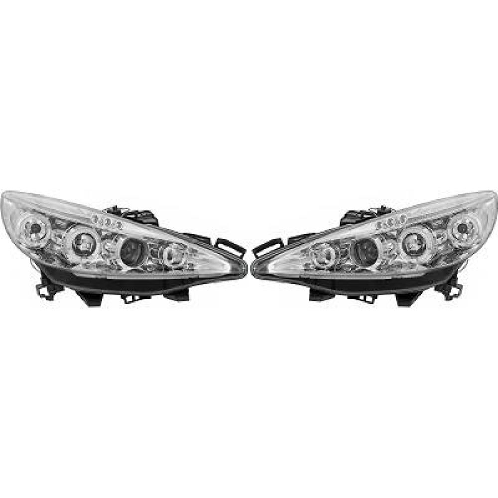 Kit de projecteurs principaux pour Peugeot