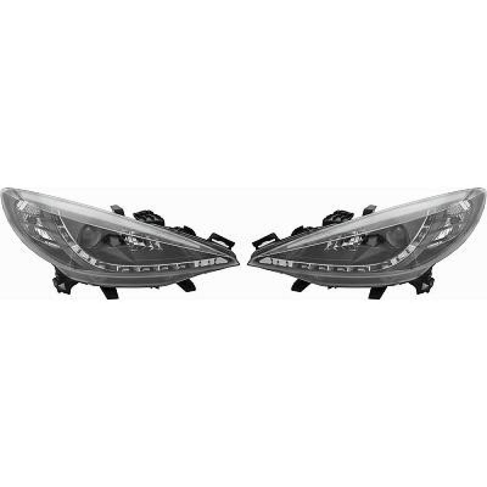 Kit de projecteurs principaux pour Peugeot