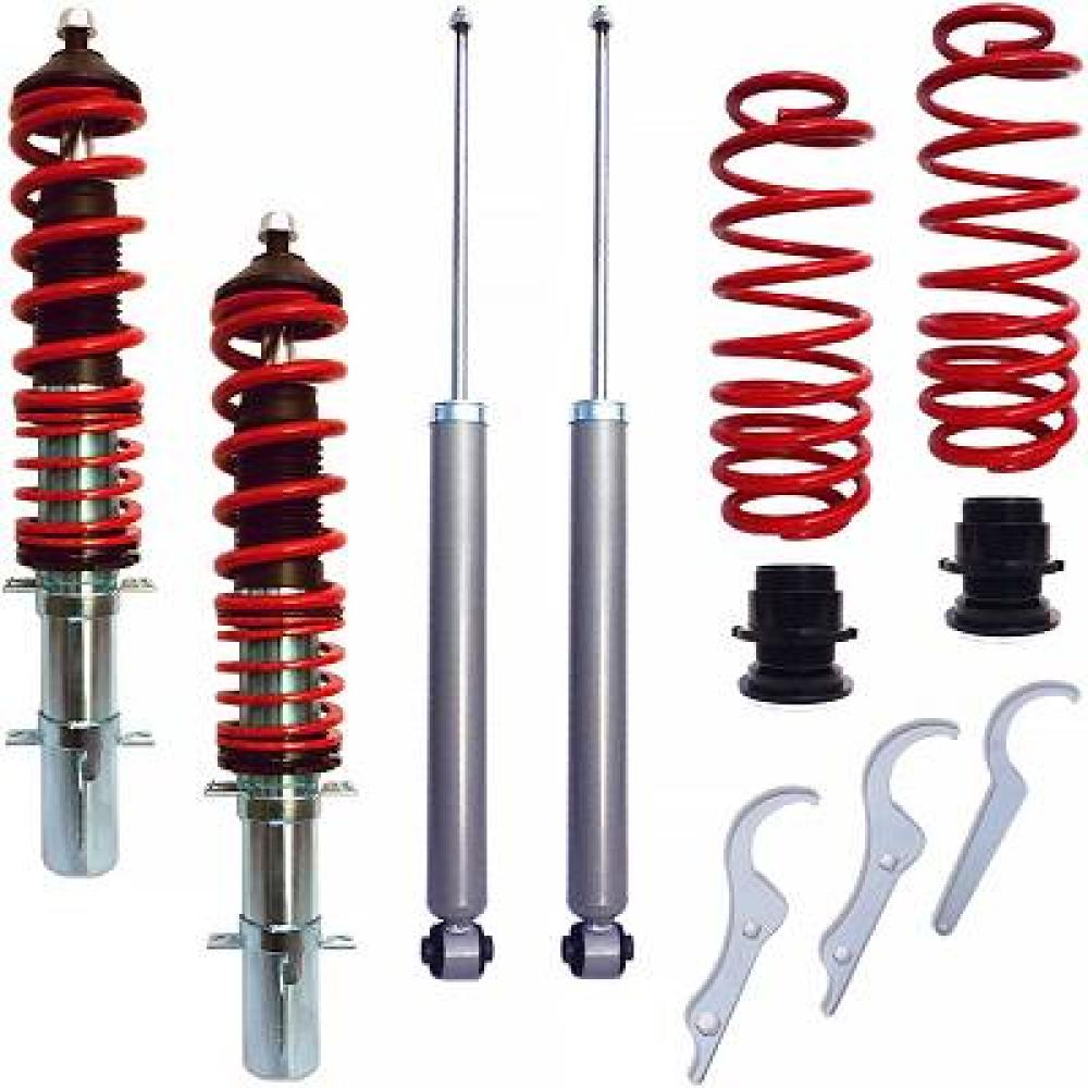 Jeu de suspensions, ressorts/amortisseurs pour Volkswagen