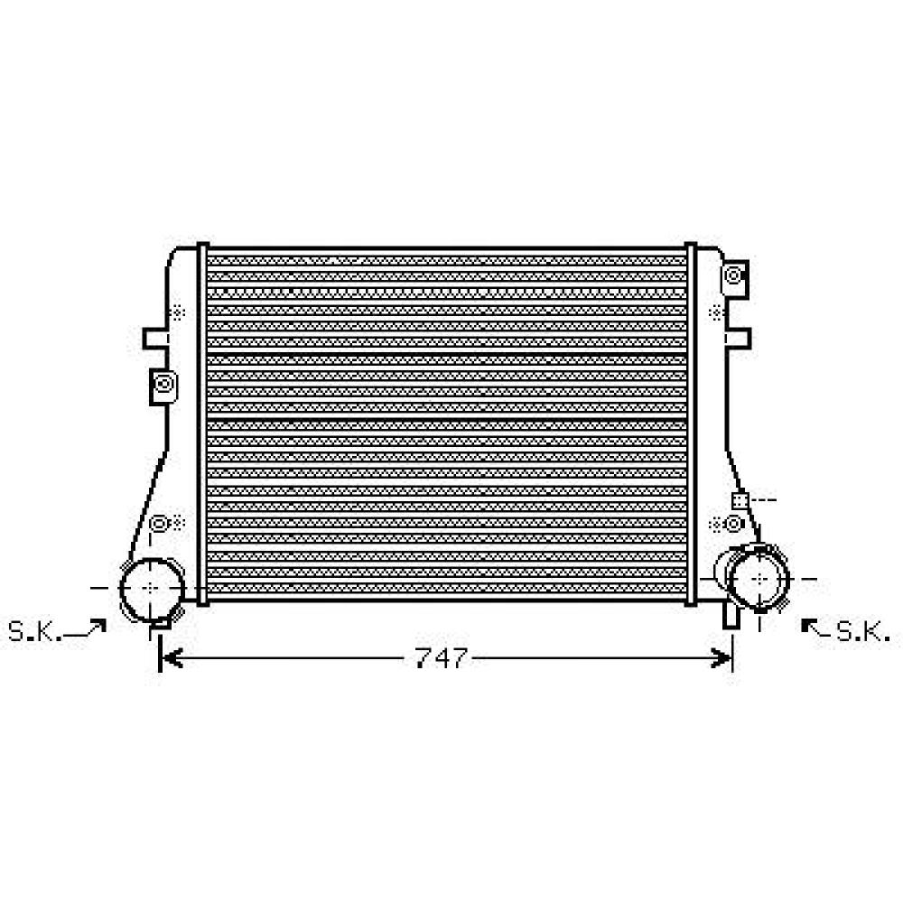 Intercooler pour Audi