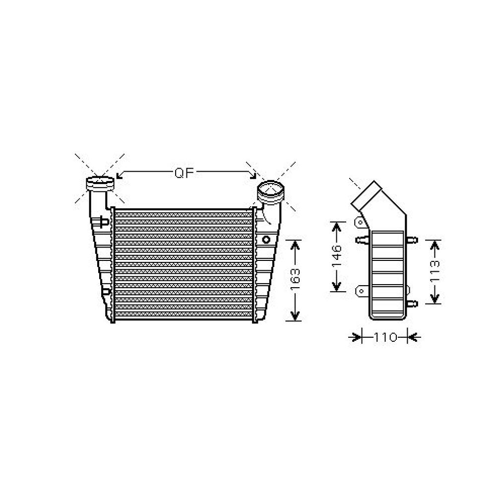 Intercooler pour Skoda