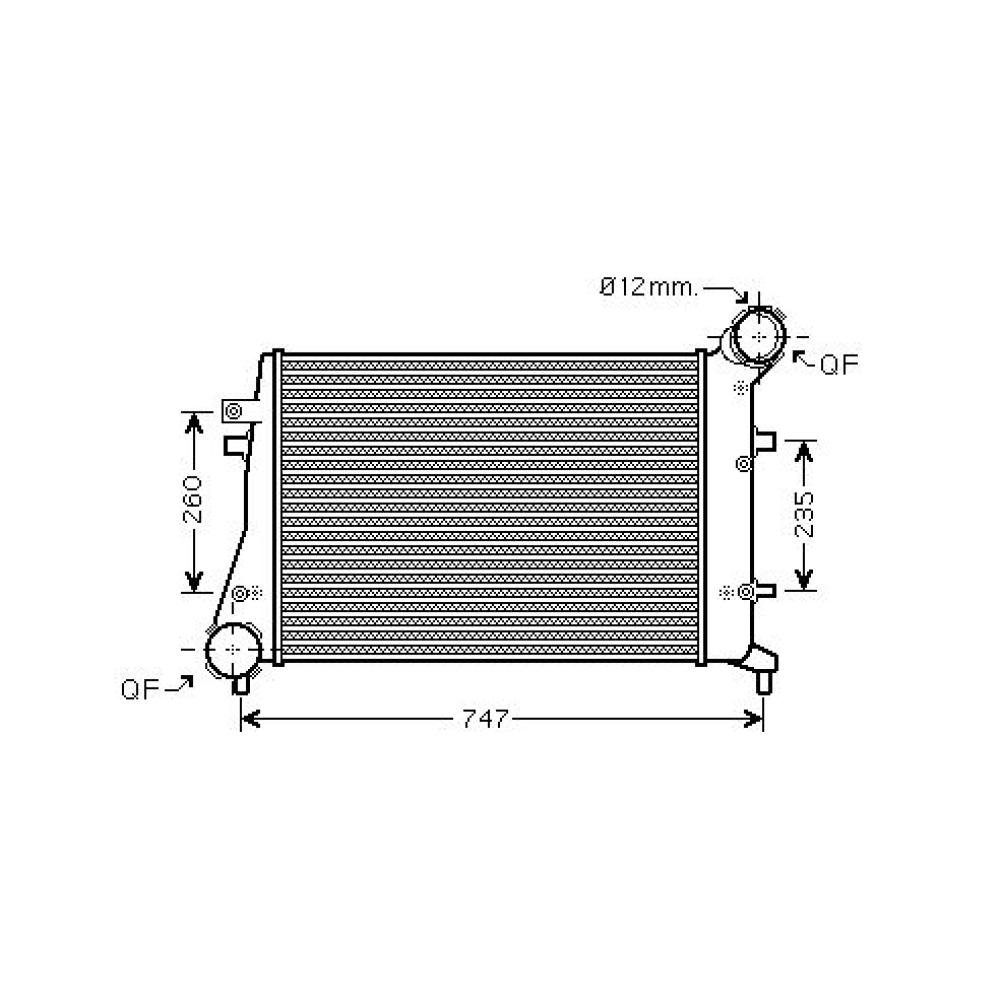 Intercooler pour Audi