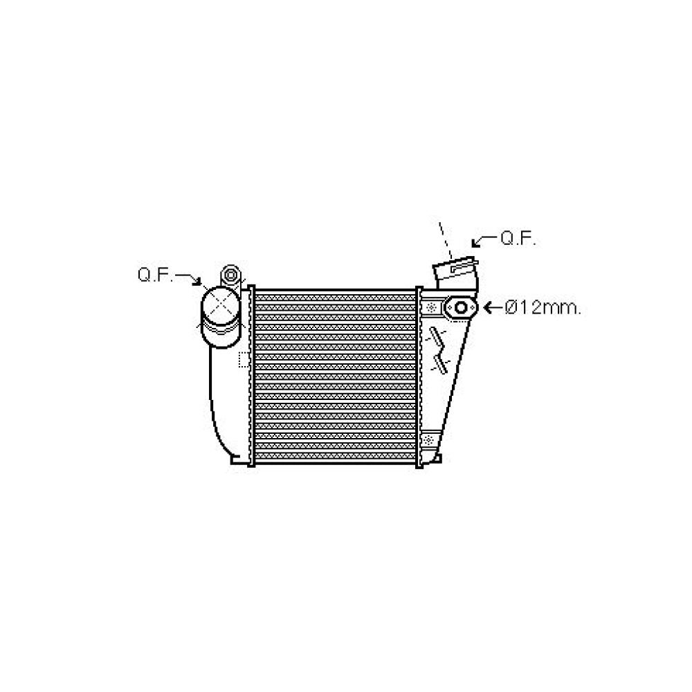 Intercooler pour Audi