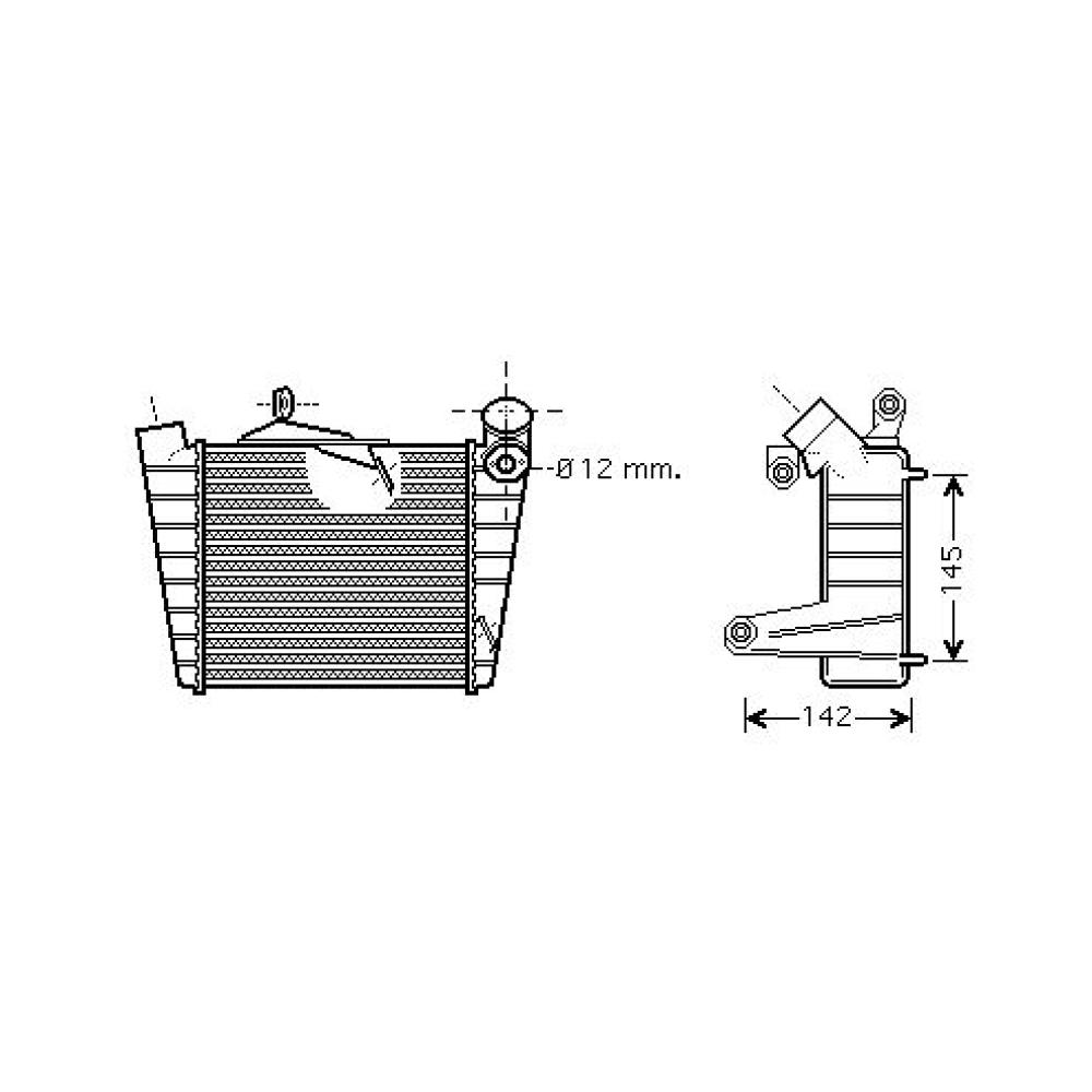 Intercooler pour Seat