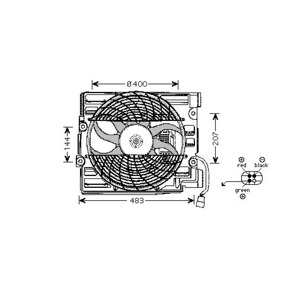 Ventilateur pour BMW