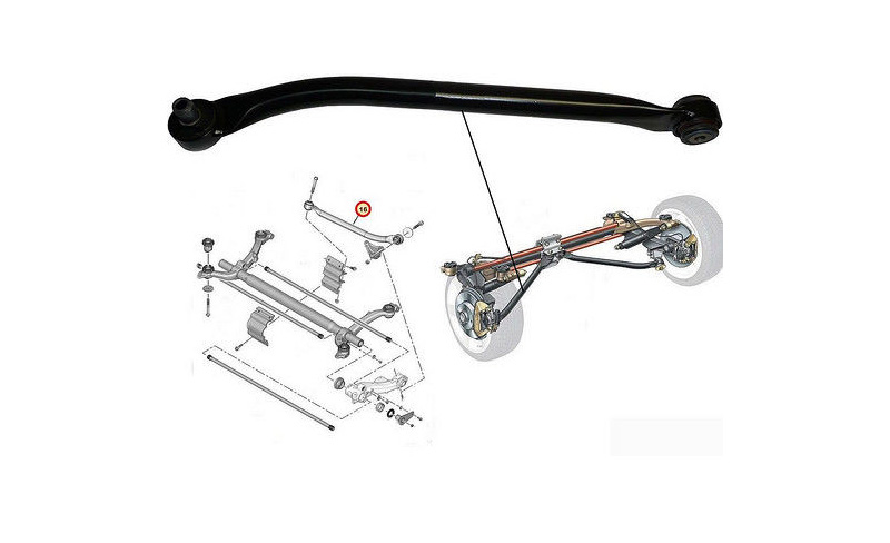 BARRE TRAN AR D POUR - Réf. zb999711 / OEM 515092