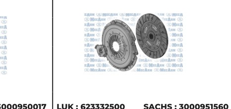 KIT EMBRAYAGE POUR - Réf. zbMK10231